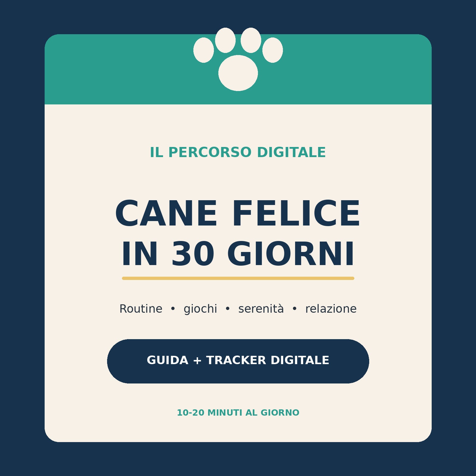 Cane Felice in 30 Giorni™