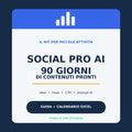 Social Pro AI™ – 90 Giorni di Contenuti Pronti